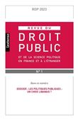 Revue du droit public et de la science politique en France et à l'étranger n°1-2023