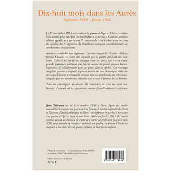 Dix-huit mois dans les Aurès
