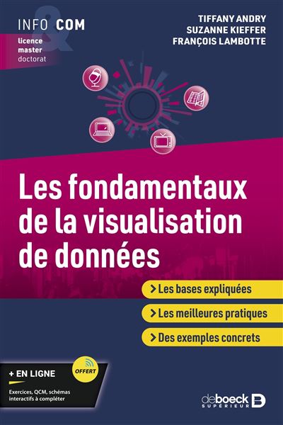 Les fondamentaux de la visualisation de données - Tiffany Andry - broché