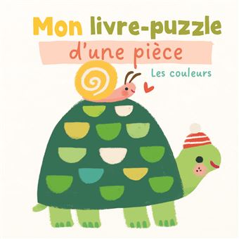 Les couleurs - Mon livre-puzzle d'une pièce