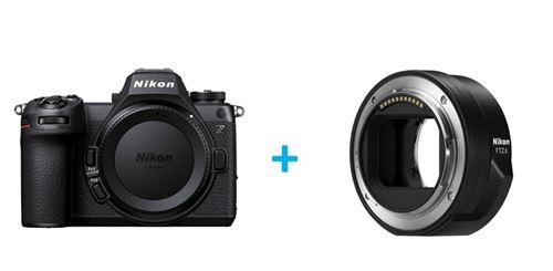 Appareil Photo Hybride Nikon Z6Iii Boîtier Nu Noir + Bague D'Adaptation Nikon Ftz II pour Objectif Monture F Sur Boitier Z