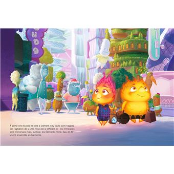 Élémentaire : l'histoire du film : Disney.Pixar - 2017208426 - Livres pour  enfants dès 3 ans