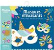 Ma pochette d'artiste - masques étincelants