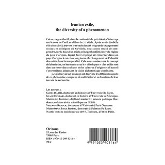 L'exil iranien, diversité d'un phénomène