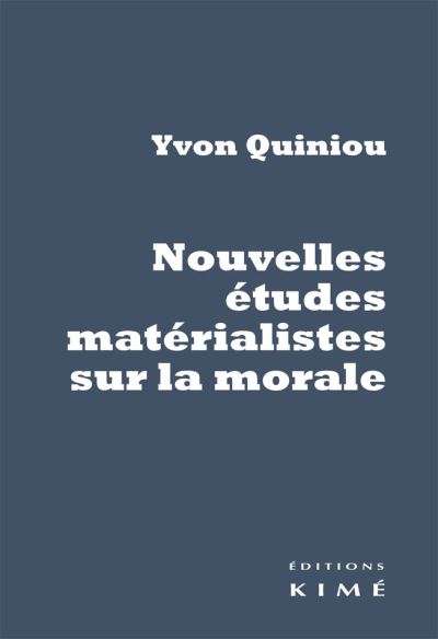 Nouvelles etudes materialistes sur la morale hume rousseau