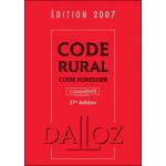 Code rural code forestier 2007 commenté