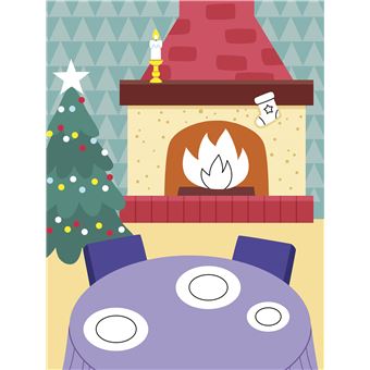 Autocollants Joyeux Noël ! Avec 6 décors