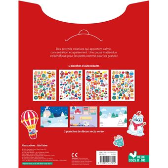 Autocollants Joyeux Noël ! Avec 6 décors