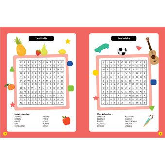 Jeux de génie - Mots mêlés 7+