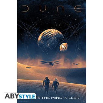 Poster Dune La peur tue l'esprit Roulé Filmé