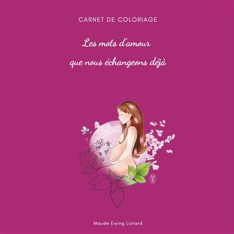 Les Mots D Amour Que Nous Echangeons Deja Carnet De Coloriage Grossesse Et Naissance Broche Maude Liotard Achat Livre Fnac