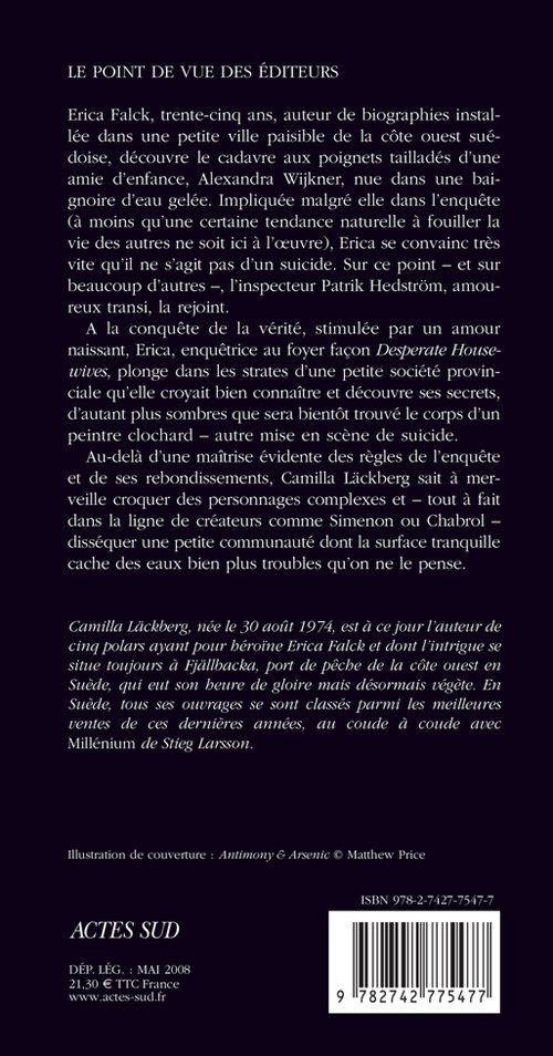 La Princesse Des Glaces Broche Camilla Lackberg Marc De Gouvenain Lena Grumbach Achat Livre Ou Ebook Fnac