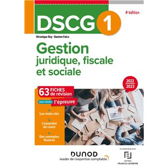 DSCG 1 Gestion juridique, fiscale et sociale