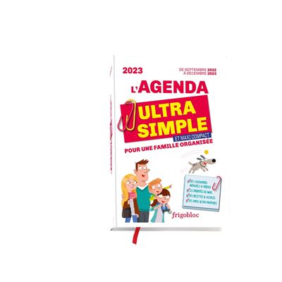 L'agenda ultra simple et maxi compact - sept 2022 - dec 2023 -  Collectif - broché