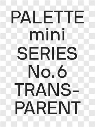 Palette Mini Series Transparent -  Collectif - broché