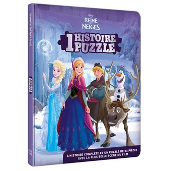 REINE DES NEIGES - Une Histoire, Un puzzle - L'histoire du film - 1 puzzle 24 pièces - Disney
