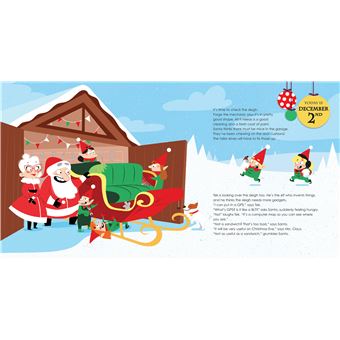 Le compte à rebours du Père Noël 24 histoires avant Noël - cartonné - Kim  Thompson, Elodie Duhameau - Achat Livre