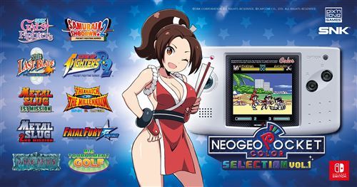NeoGeo Pocket Color Selection Vol.1 Collector Edition SWITCH - Neuf France