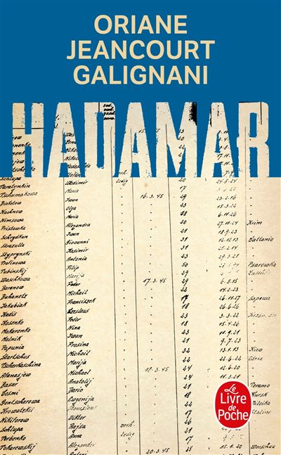 Hadamar - Oriane Jeancourt Galignani - Poche