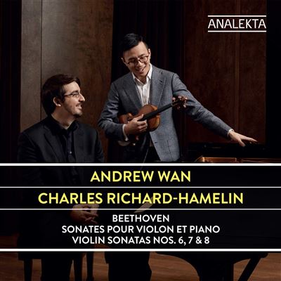 Sonates pour violon et piano nos 6 7 et 8