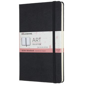 Carnet grand format Moleskine Art Bullet Noir