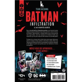 Batman - Infiltration - Le jeu à identités secrètes officiel