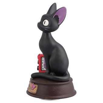 Statue musicale Kiki la petite sorcière Ghibli Jiji et sa radio