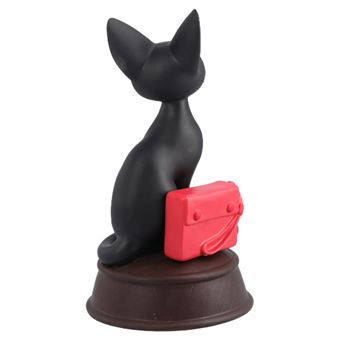 Statue musicale Kiki la petite sorcière Ghibli Jiji et sa radio