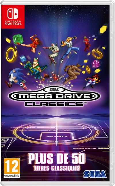 Pochette avant du jeu Sega Mega Drive Classics Nintendo Switch