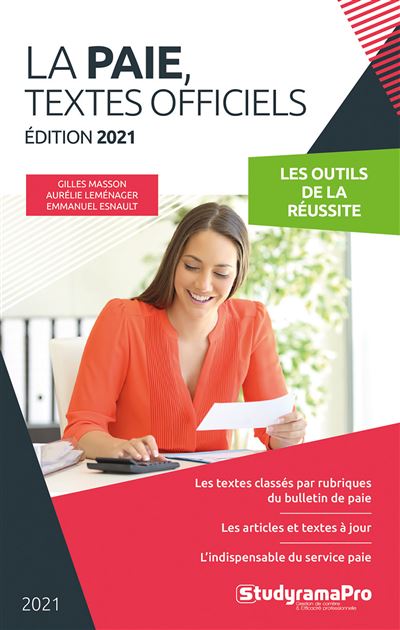 La paie, textes officiels - Gilles Masson - broché