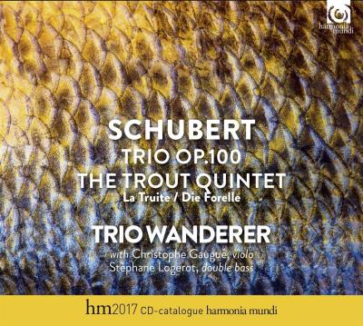 Couverture de Trio pour piano, violon et violoncelle, Opus 100 ; Quintette pour piano et cordes, "La Truite", D 929