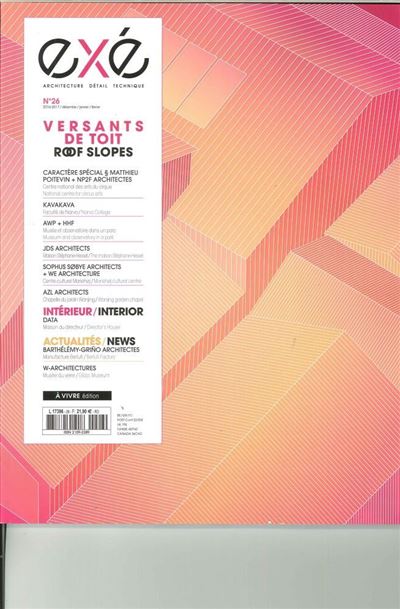 Versants de toit, Roof slopes