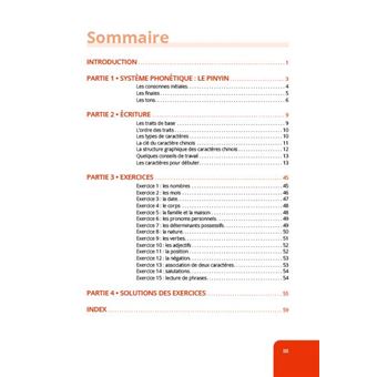 Cahier d'initiation au chinois pour les Nuls