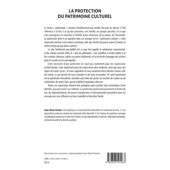 La protection du patrimoine culturel
