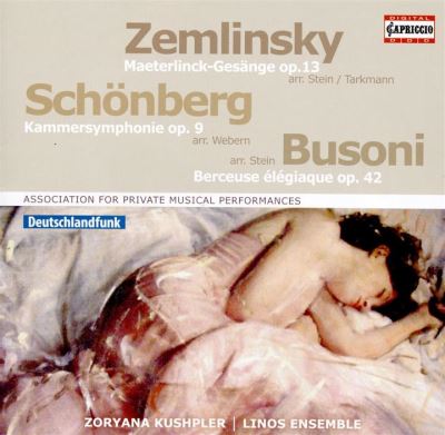 Symphonie de chambre op 9/six chansons op 13/berceuse