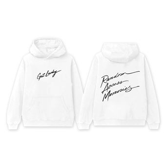 Sweat shirt hoodie Daft Punk Get Lucky unisexe Blanc Taille XXL Exclusivité Fnac