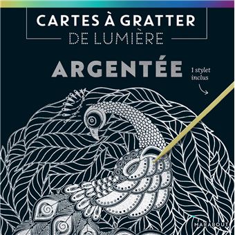 Cartes à gratter de lumière : Argentée