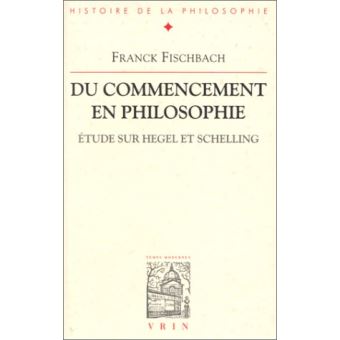 Du commencement en philosophie