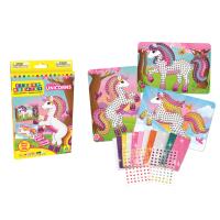 Kit Créatif Sticky Mosaics Sparkling Unicorns Orb Factory