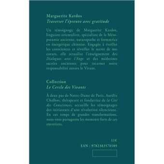 Traverser l'épreuve avec gratitude