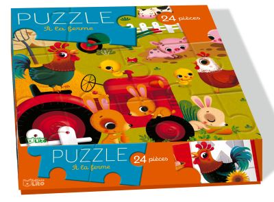 A la ferme puzzle 24 pièces