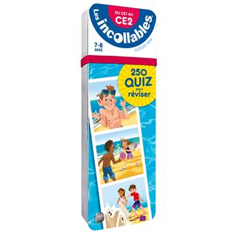 Les incollables - 250 quiz pour réviser - Du CE1 au CE2