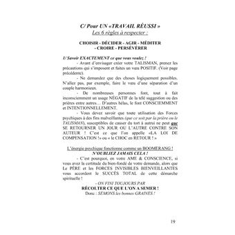 CRÉATION D'UN TALISMAN... le coup de pouce à votre SOUHAIT !