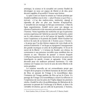 La naissance de Dieu dans l'homme I