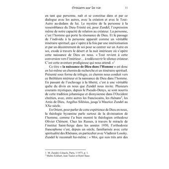 La naissance de Dieu dans l'homme I