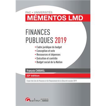 Finances publiques 2019 - 22eme edition