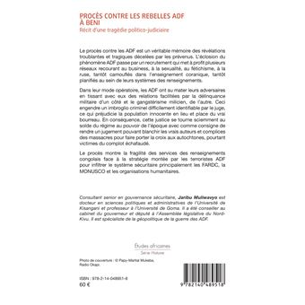 Procès contre les rebelles ADF à Beni