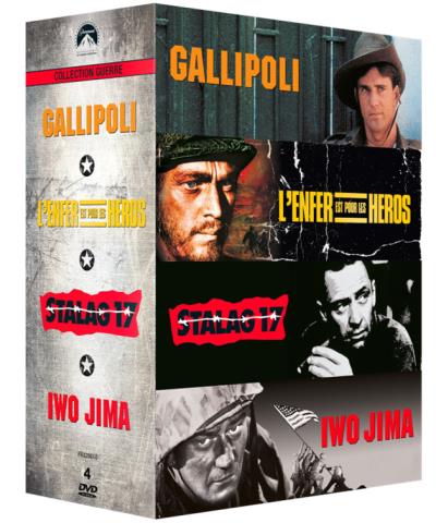 Coffret Guerre 4 films DVD