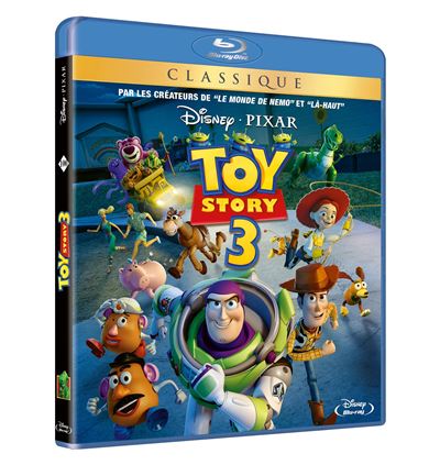 Toy Story 3 en Blu-ray