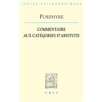 Commentaire aux Catégories d'Aristote